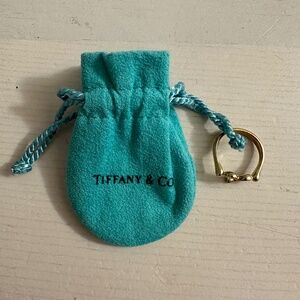 Tiffany and Co. Elsa Peretti Open Heart Ring in Yellow Gold in Size 4.5